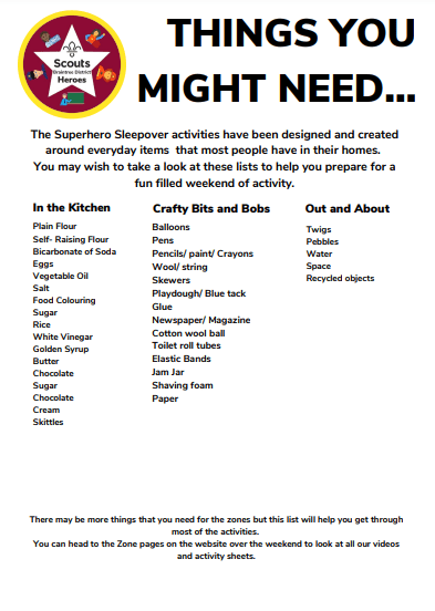 Things you need
