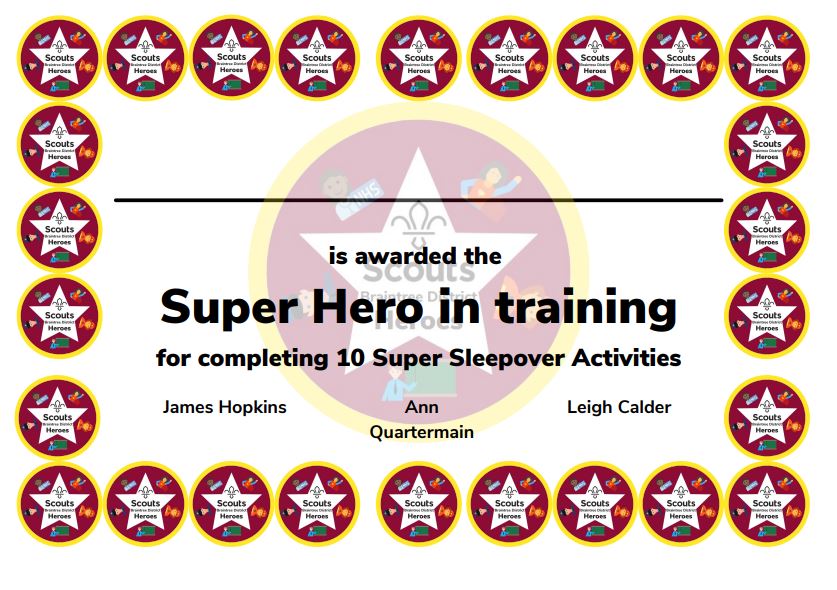 Superhero in training
